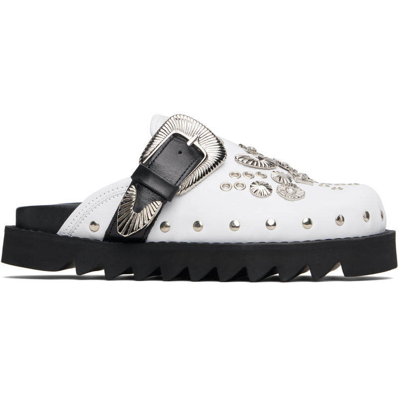 Toga 女士 穆勒鞋 独家发售白色 Buckle Slip-on 穆勒鞋