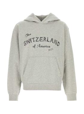 Bode 男士 FW25 卫衣 灰色棉质卫衣