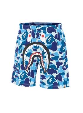 A Bathing Ape 猿人头 男士 短裤 A BATHING APE® ABC迷彩鲨鱼