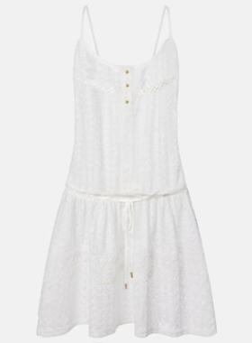 Melissa Odabash 女士 短款连衣裙 Bailey 洞洞针织迷你连衣裙