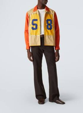 Bode 男士 衬衫 Fifty-Eight 印花棉质