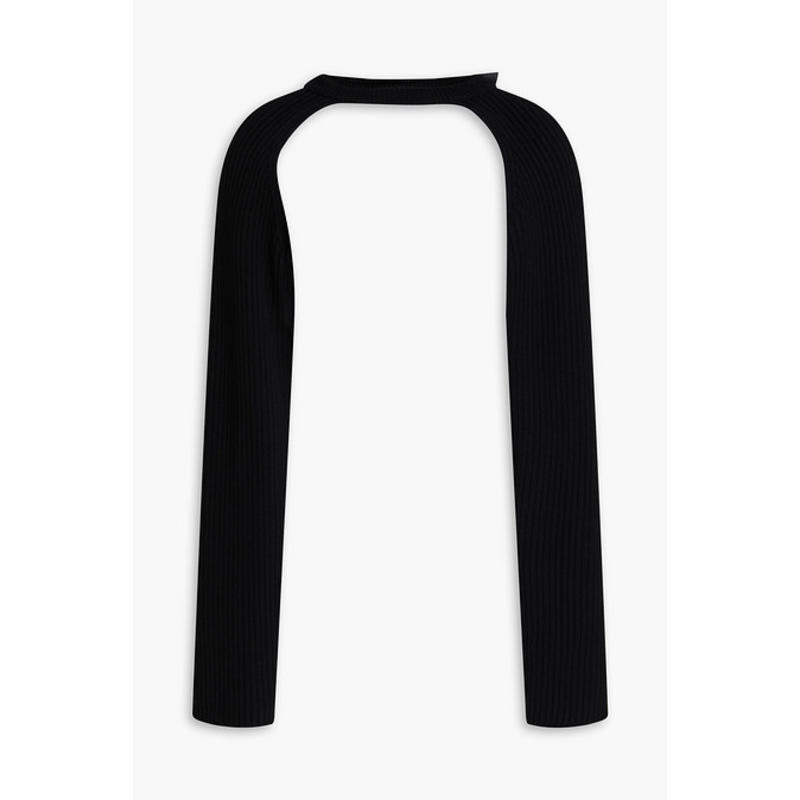 Helmut Lang 女士 针织衫 罗纹棉混纺短外套