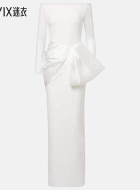 Solace London 女款Kori 绸缎边礼服 迷衣时尚