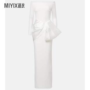 Solace London 女款Kori 绸缎边礼服 迷衣时尚