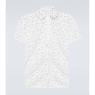 Bode 男士 衬衫 Primrose 花朵蕾丝