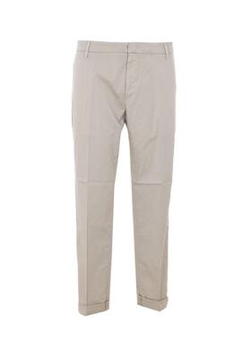 DONDUP 男士 SS26 长裤 Gaubert 翻边修身裤