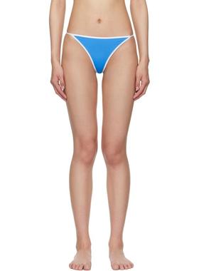 Sporty  Rich 女士 泳裤 蓝色 Kate 比基尼泳裤