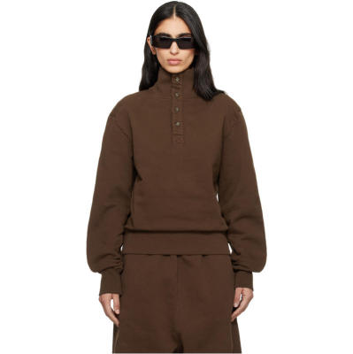 Entire Studios 女士 卫衣 棕色 Polite Pullover 套头衫