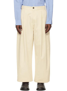 Studio Nicholson 男士 长裤 灰白色 Sorte