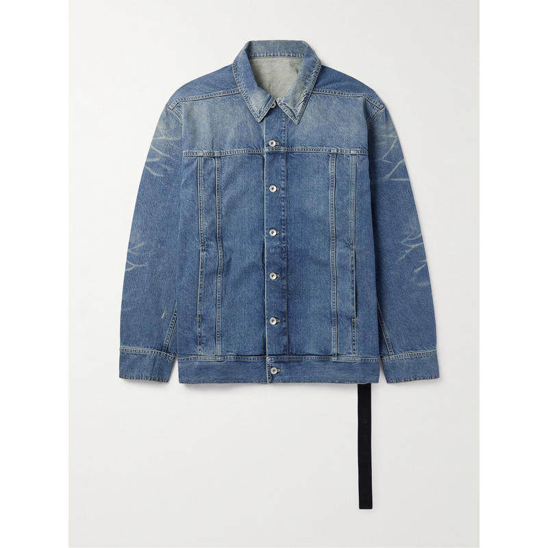 DRKSHDW 男士 SS25 夹克 Jumbo Worker 网状装饰滚边牛仔布夹克,男装,牛仔外套,淘宝优惠券,粉丝福利购,淘宝优惠卷