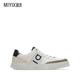 Salvatore Ferragamo菲拉格慕 男款ALASKA 皮质绒面革环扣运动鞋