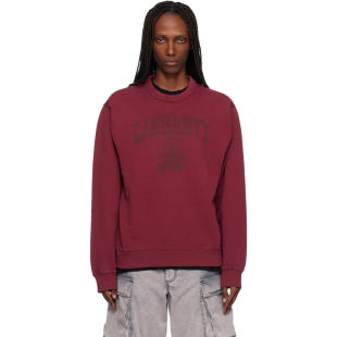 Faded 卡哈特 套头衫 Corps Pond 红色 卫衣 女士 WIP Carhartt