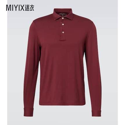 Fedeli 男款Zero 棉质针织Polo衫 迷衣时尚