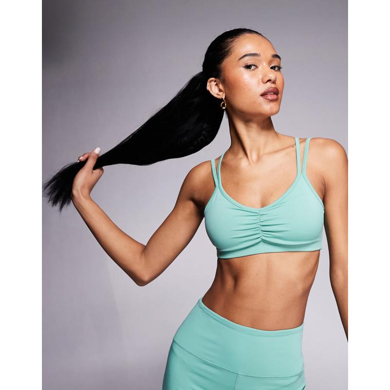 4505 女士 文胸 support 浅运动可调节绑带绿色文胸(matcha)