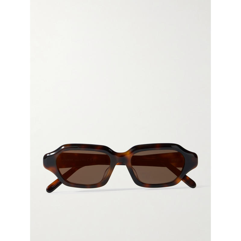 Loewe 女士 秋冬新品 太阳镜 矩形框龟甲色醋纤太阳眼镜