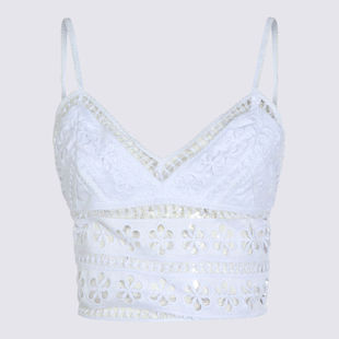 女士 Ibiza Ruiz 白色 上衣 CharoRuiz SS26 Charo