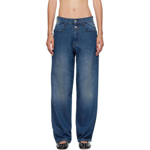 Gimaguas 女士 牛仔长裤 蓝色 Back 牛仔裤