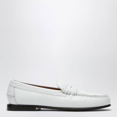 Sebago 仕品高 女士 SS26 休闲皮鞋 DANIELLE 白色皮质乐福鞋