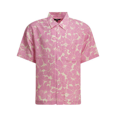 STUSSY 斯图西 男士 SS26 衬衫 粉色粘胶纤维