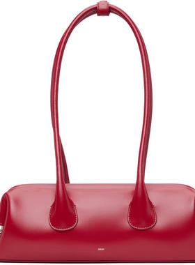 Osoi 女士 单肩包 红色迷你 Boat Wide 单肩包