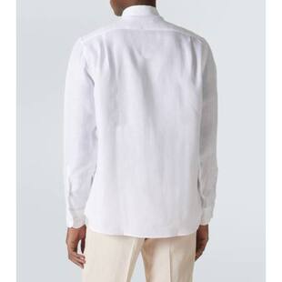 亚麻 衬衫 Fedeli 男士