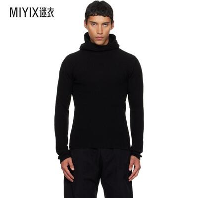 EGONLAB 男款黑色连帽衫 迷衣时尚