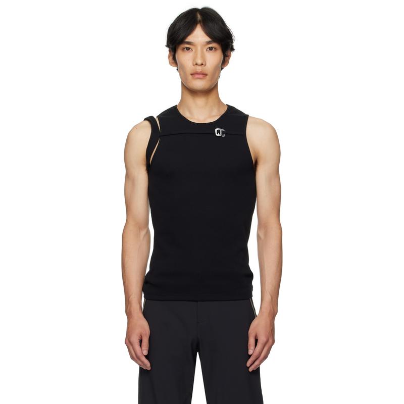 Heliot Emil 男士 背心 黑色 Gregaria 背心