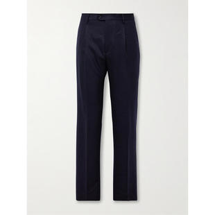 SS25 男士 西装 裤 Etro 褶裥休闲裤 艾绰