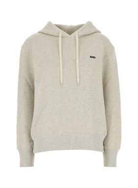 Autry 女士 FW25 卫衣 Main Wom 混纺浅灰色棉质卫衣