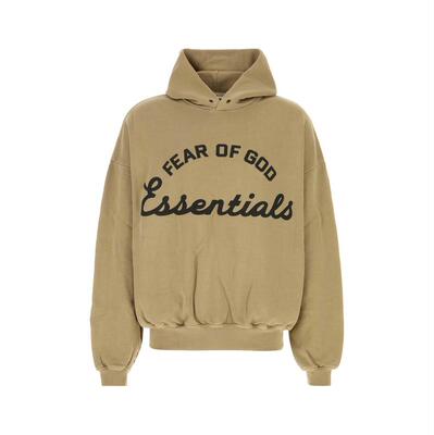 Essentials 男士 SS26 卫衣 浅褐色棉质宽松款