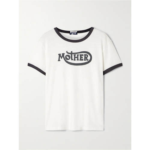 Mother Denim 女士 SS26 T恤 Lil Goodie 印花棉混纺针织