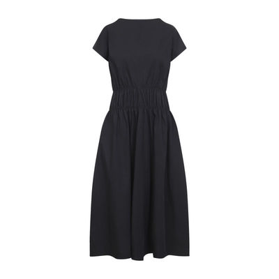 Studio Nicholson 女士 中长连衣裙 SIMOS 褶皱腰部拼接连衣裙