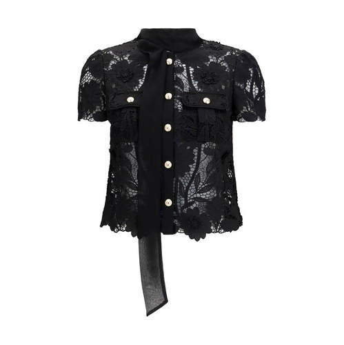 Self-Portrait 女士 FW26 上衣 打结领