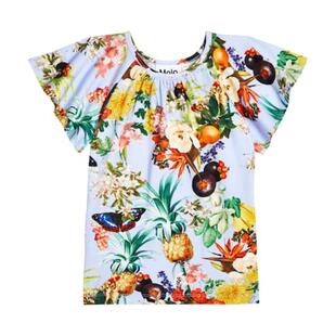 女童 童装 T恤 印花棉混纺衫 Rachel Molo
