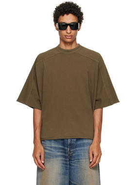 Entire Studios 男士 T恤 棕色 Heavy Dart T 恤