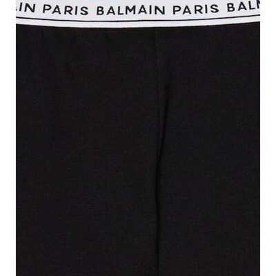 Balmain 巴尔曼 婴儿 长裤 徽标针织打底裤童装