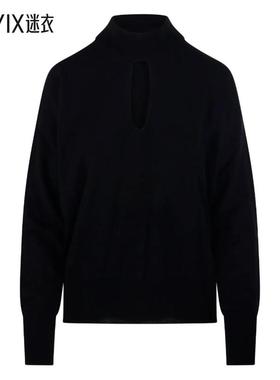 【早秋新品】Roberto Collina 女款剪口半高领毛衣 迷衣时尚