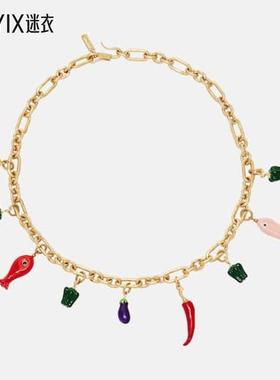 Alémais 女款吊饰链条项链 迷衣时尚