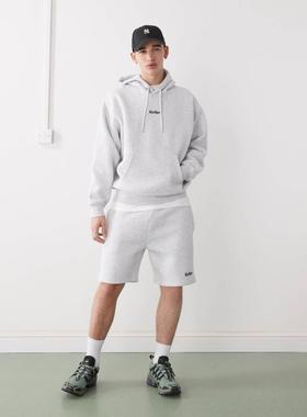 Kickers 男士 短裤 co-ord 抓绒浅灰色短裤