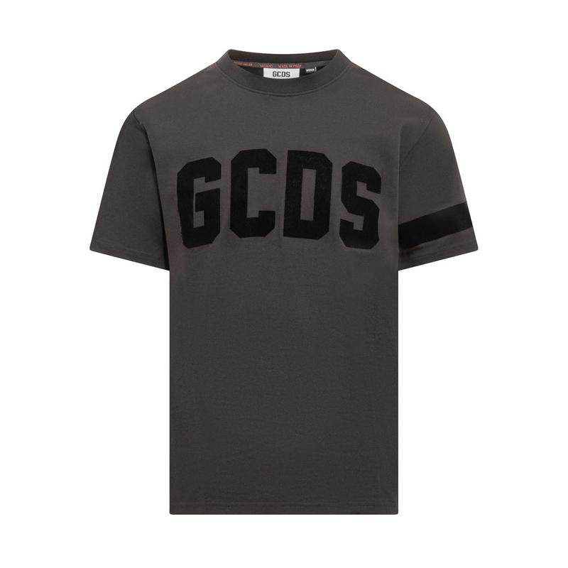 GCDS 男士 SS24 T恤 標誌圓領 T 卹