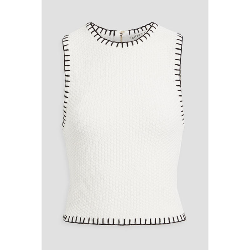 Alice + Olivia 女士 背心 Amity 羊毛混纺背心