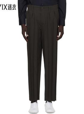 Homme Plissé Issey Miyake三宅一生 男款棕色 Edge Ensemble 长