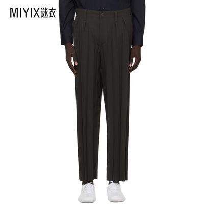 Homme Plissé Issey Miyake三宅一生 男款棕色 Edge Ensemble 长