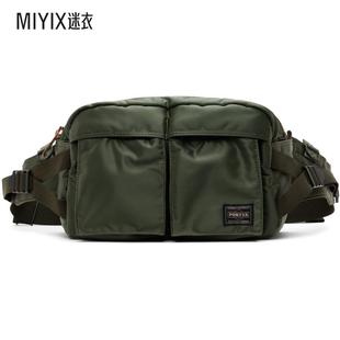 PORTER - Yoshida & Co 男款绿色 Tanker Hip 腰包 迷衣时尚