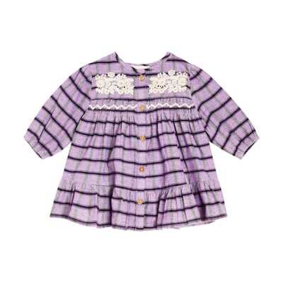 Louise Misha 婴儿 连衣裙 Massilia 格纹棉质童装