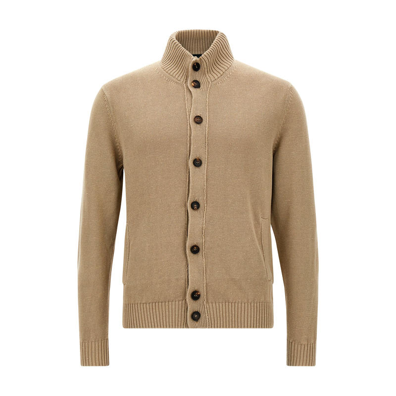 Zanone 男士 FW25 开衫 Chioto 羊毛開襟衫