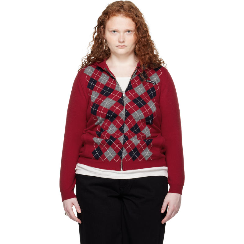 HODAKOVA 女士 卫衣 红色拉链连帽衫