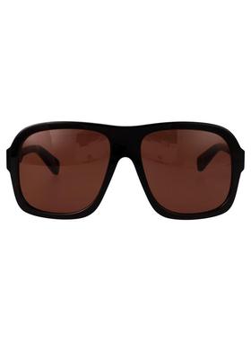 Chloé 女士 FW25 太阳镜 Eyewear 方格太陽眼鏡