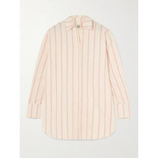 衬衫 SS25 条纹棉质真丝混纺 女士 Totême