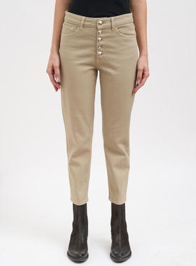 DONDUP 女士 SS26 长裤 KOONS GIOIELLO 宽松款